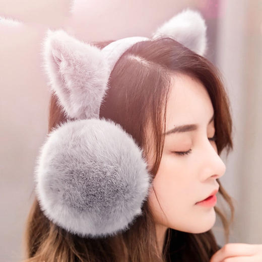 【可折叠保暖耳罩】冬天冬季保暖耳套耳包女生护耳朵防冻可爱韩版时尚饰品 商品图0