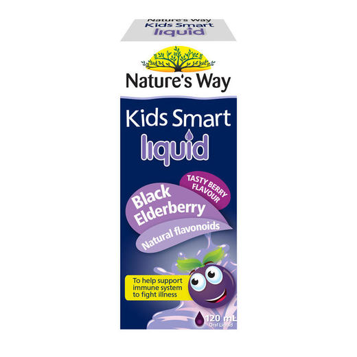 澳大利亚KidsSmart佳思敏鱼接骨木莓风味糖浆120ml 商品图1