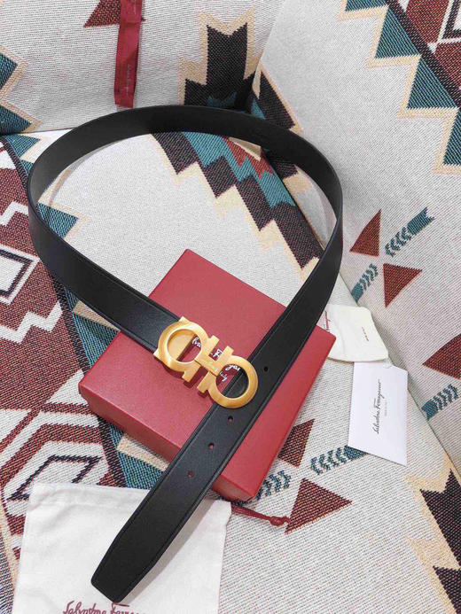 SF菲拉格慕-金色扣-两侧压纹 商品图5