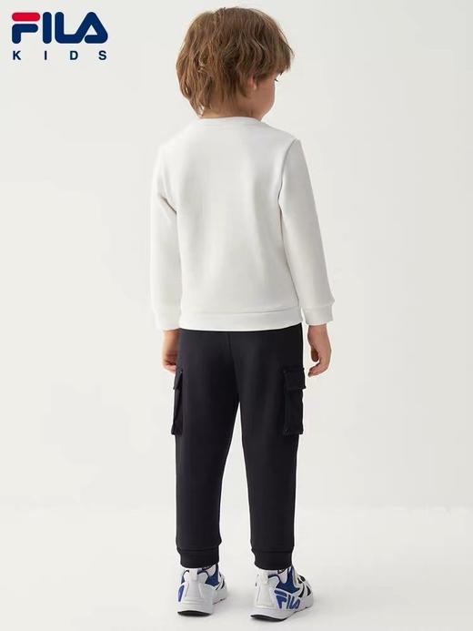 点此购买 斐乐儿童加绒圆领卫衣 熊喵168723 商品图3