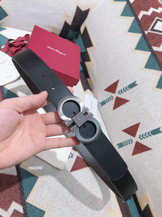 SF菲拉格慕-枪色窄扣-平纹牛皮 商品图2