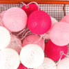棉线球灯（粉色少女心） 商品缩略图0
