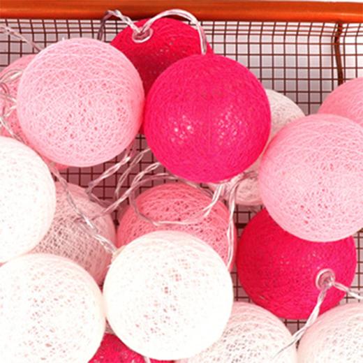 棉线球灯（粉色少女心） 商品图0