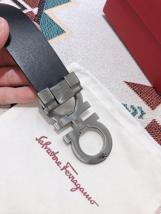 SF菲拉格慕-枪色扣-两侧压纹 商品图4