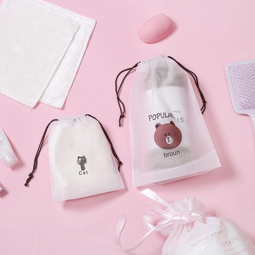 【抽绳旅行收纳袋】学生居家日用整理便携防尘防潮内衣袋自封束口袋鞋子收纳袋 商品图7