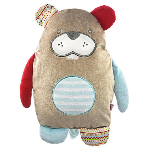 【双十二】德国fashy注水热水袋儿童可爱毛绒水獭暖水袋孕妇暖手暖脚暖肚子 商品图1