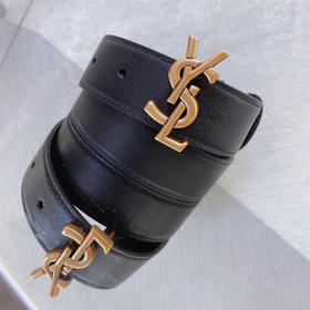 YSL女士腰带-黑色牛皮3.0