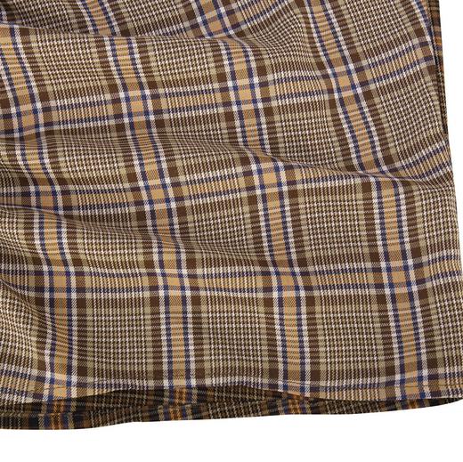 格纹拼接不对称衬衫 商品图5