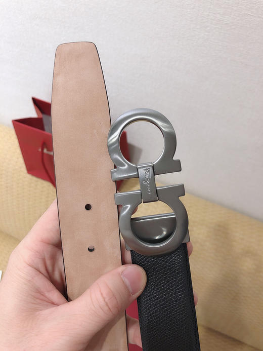 SF菲拉格慕-枪色扣-手掌纹+树膏皮 商品图7