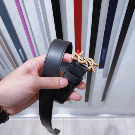 YSL女士腰带-黑色牛皮3.0 商品图2