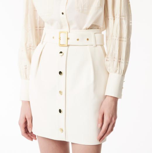 金属扣腰带短裙 商品图2