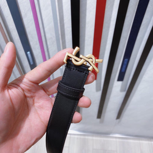YSL女士腰带-黑色牛皮3.0 商品图8