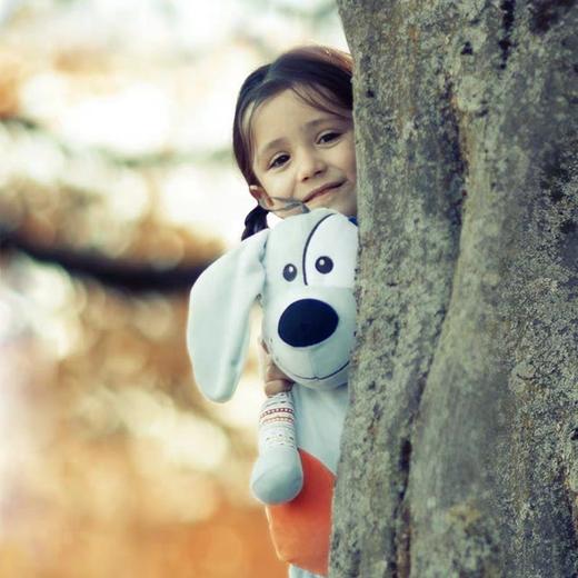 【双十二】德国fashy儿童卡通小狗充注水热水袋微波防爆暖水袋毛绒暖宝宝 商品图2