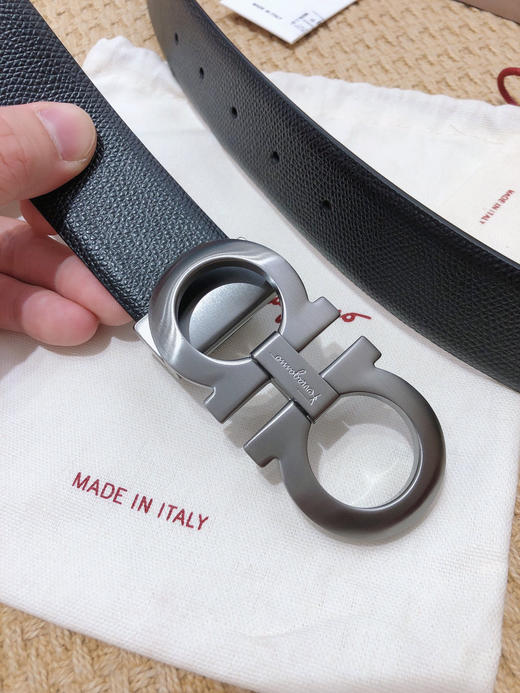 SF菲拉格慕-枪色扣-手掌纹+树膏皮 商品图0