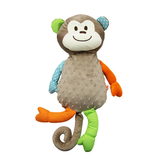 【双十二】德国fashy儿童卡通小猴充注水热水袋微波防爆暖水袋毛绒暖手宝宝 商品图1