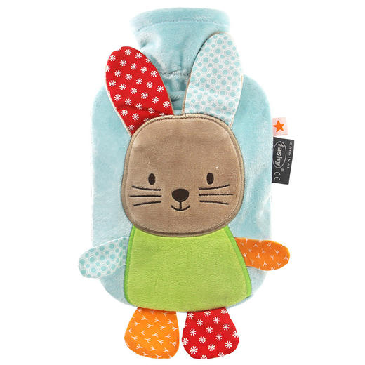 【双十二】德国fashy小兔儿童充注水热水袋可爱毛绒公仔宝宝孕妇防爆暖手袋 商品图3