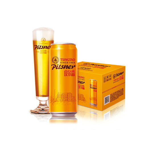 皮尔森10.5度 500ml*12罐 啤酒 青岛啤酒 包邮 商品图1