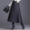 2020冬季新款高腰a字 一片式大摆羽绒棉半身裙  AL2002 商品缩略图0