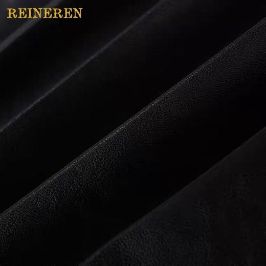 不对称百褶开衩长裙 商品图4