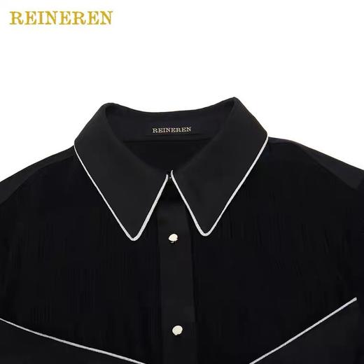 绑带设计长款连衣裙 商品图2