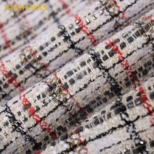 格纹拼接牛仔夹克 商品图4