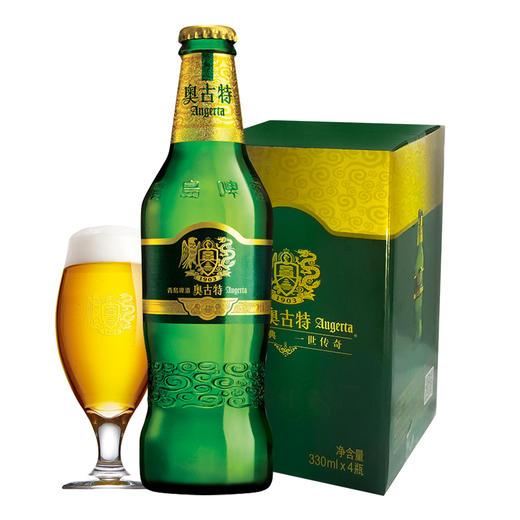 【杰克黄金】奥古特系列12度 丰富泡沫 330ml/瓶 青岛啤酒 包邮 商品图1