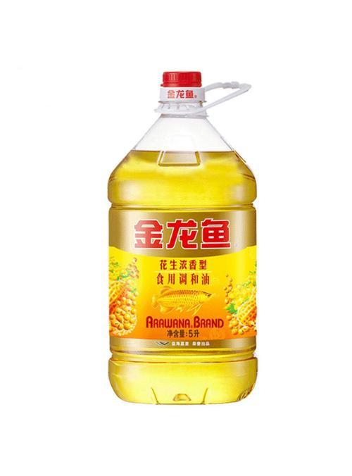 【49.9元/桶】金龙鱼花生浓香食用调和油5L（0100870） 商品图0