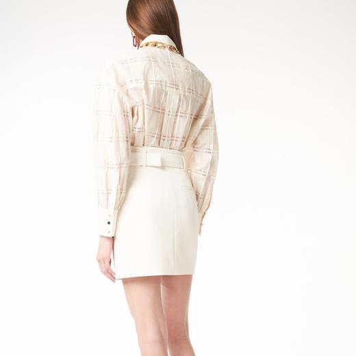 金属扣腰带短裙 商品图1