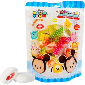 迪士尼 夹心棉花糖草莓味80g【中】 