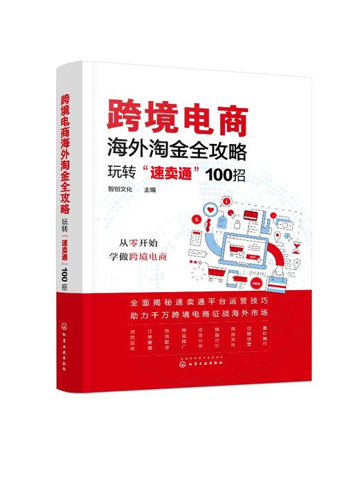 跨境电商海外淘金全攻略 玩转速卖通100招 从零解读如何在速卖通平台开店与经营 商品图0