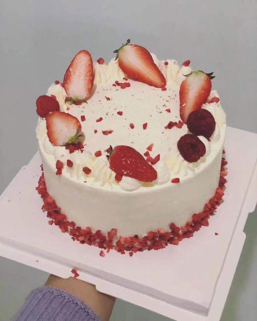 狮子家-草莓生日蛋糕 纪念日蛋糕 聚会 仪式感必备 商品图0