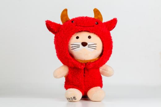 朗诗诗友公社周边~小诗狮毛绒公仔玩偶+徽章套餐 商品图2