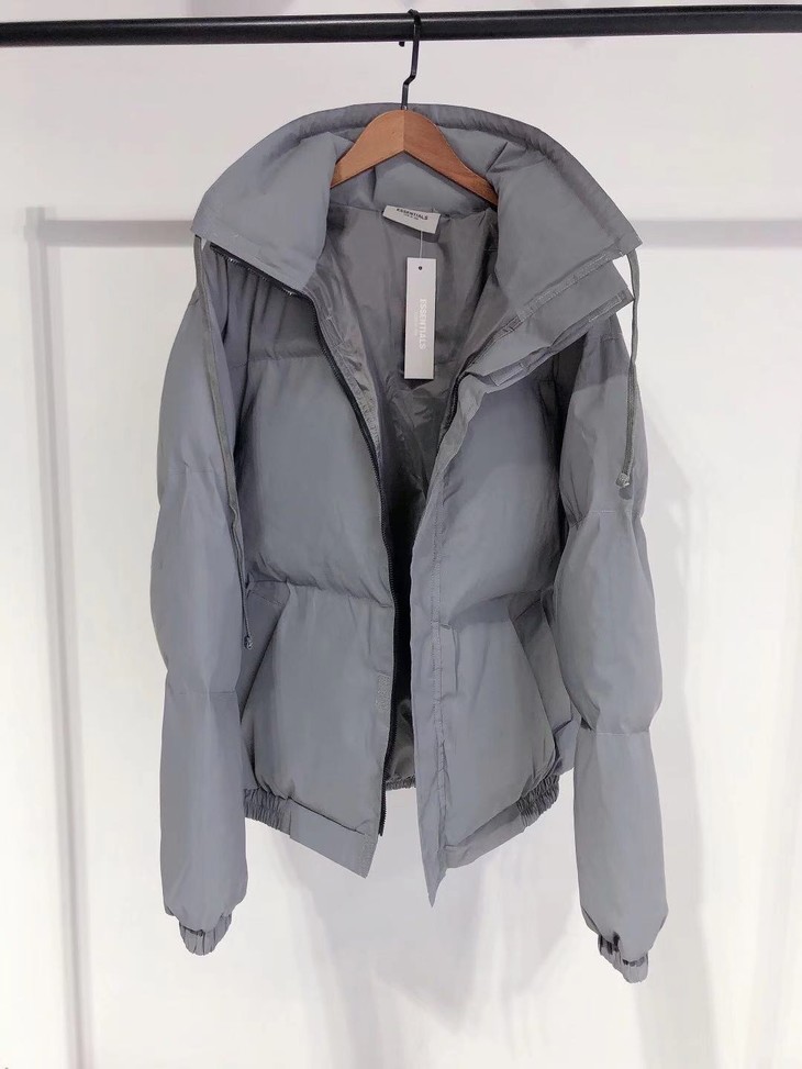 fear ess* fog复线反光立领高街加厚保暖棉服外套 男女同款