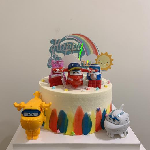狮子家-超级飞侠生日蛋糕 纪念日蛋糕 聚会 仪式感必备 商品图0