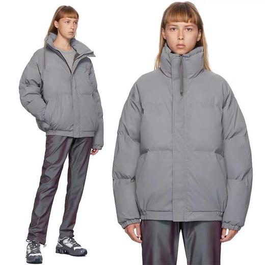 fear ess* fog复线反光立领高街加厚保暖棉服外套 男女同款