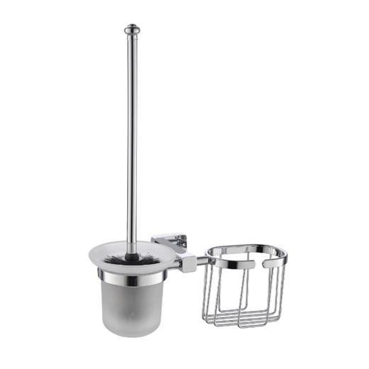 大信卫浴五金  不锈钢色洁厕马桶刷DX- 6774L 商品图0