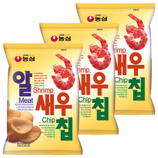 农心鲜虾片68g*3包농심알새우칩 68g*3 商品图1