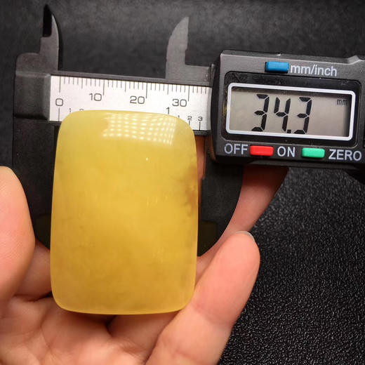 俄料蜜蜡满蜜柠檬黄无事牌吊坠 p11 商品图6