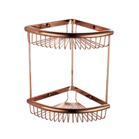 大信卫浴五金 金色双层网篮 DX- 8015-2M