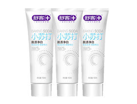 舒客小苏打牙膏（脱渍净白型）160克三支装
