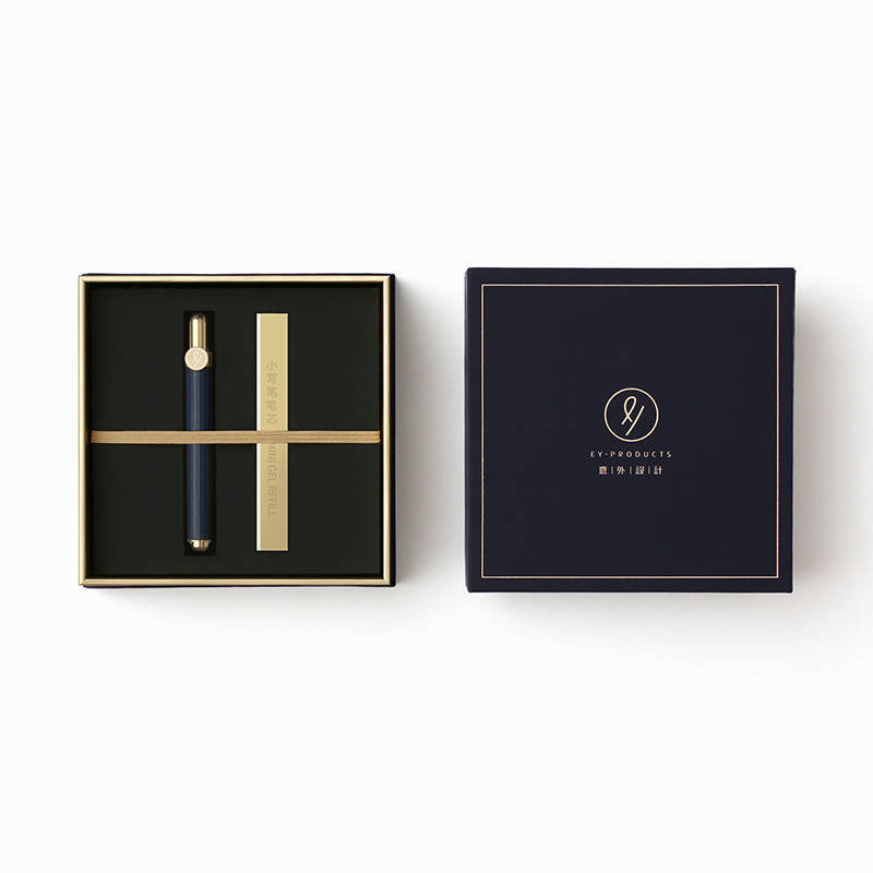 小写牛皮签字笔-深海蓝-字母款