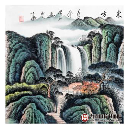 李泽江《日出东方》68*178cm 山水横幅作品 办公室/客厅挂画 商品图4