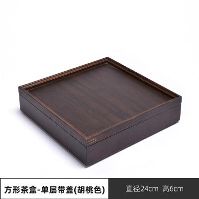 茶叶罐普洱茶盒家用多层竹制茶饼收纳盒白茶饼储茶盒茶饼罐分茶器 商品图14