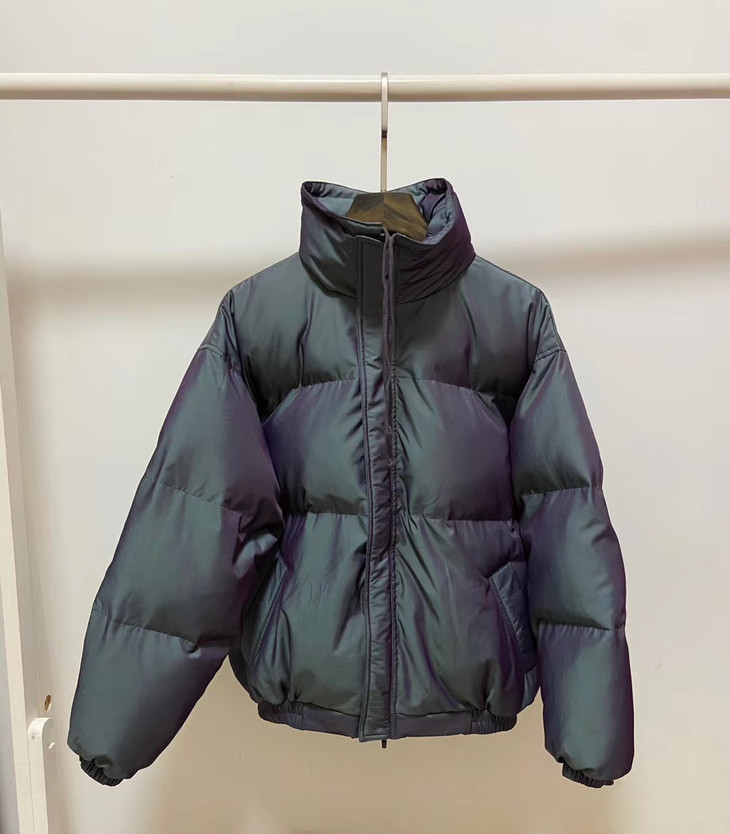 fear ess* fog复线反光立领高街加厚保暖棉服外套 男女同款