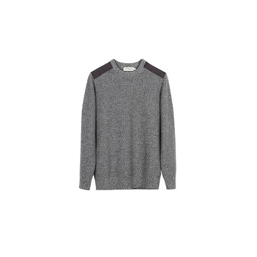 METTE羊绒世家2020秋冬男圆领100%山羊绒衫内搭加厚保暖针织毛衣 商品图5