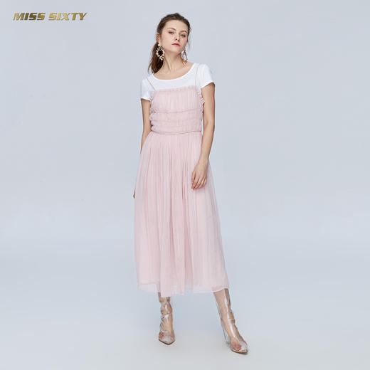 Miss Sixty可拆分T恤吊带裙连衣裙两件套套装女691DJ7730000 商品图2