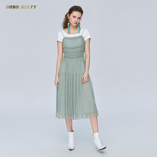 Miss Sixty可拆分T恤吊带裙连衣裙两件套套装女691DJ7730000 商品图0