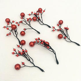 【上手】圣诞装饰配件（果叶挂件）