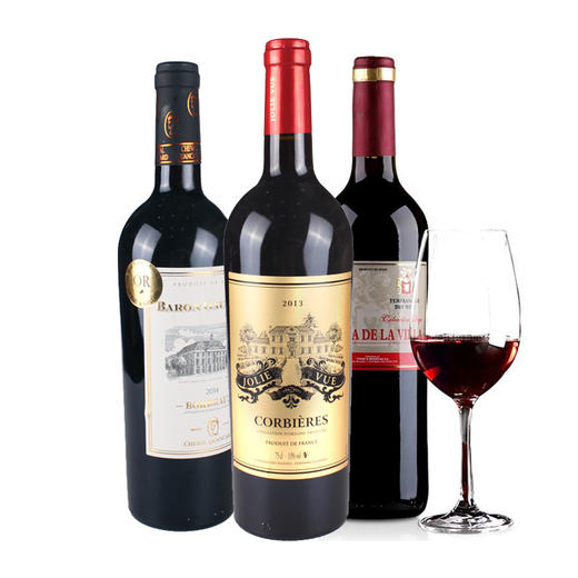 原装进口红葡萄酒750ml任意一瓶 商品图0