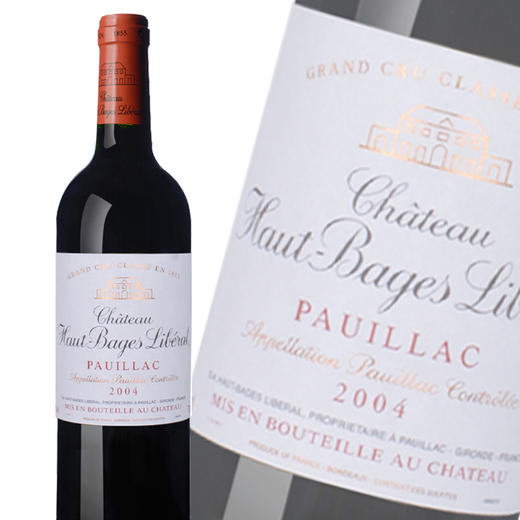奥巴里奇城堡红葡萄酒2004 Chateau Haut Bages Liberal 750ml 商品图0
